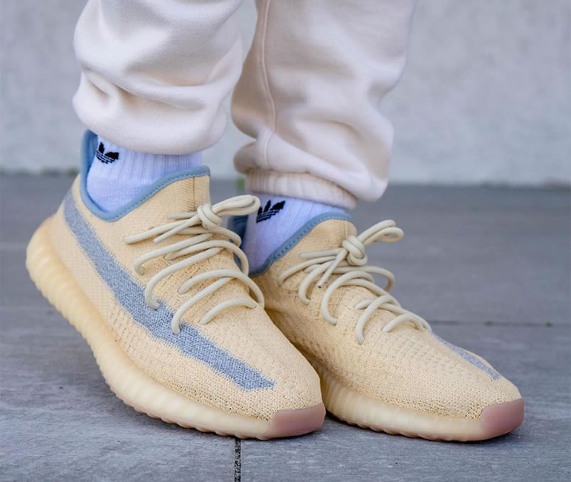 Adidas Yeezy Boost 350 V2 Linen 2020 Reflective On Feet Release Date Fy5158 (3) - newkick.org
