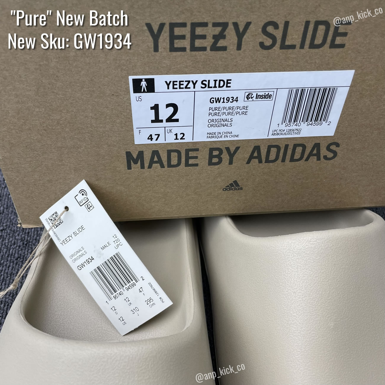 Yeezy Pure Slides New Batch