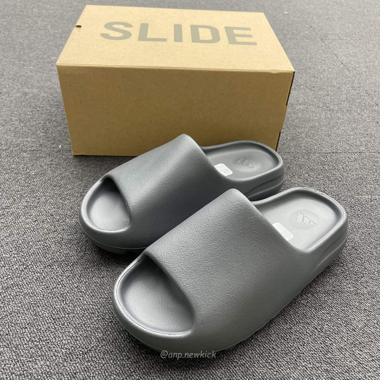 Adidas Yeezy Slide Slate Grey Id2350 (2) - newkick.org