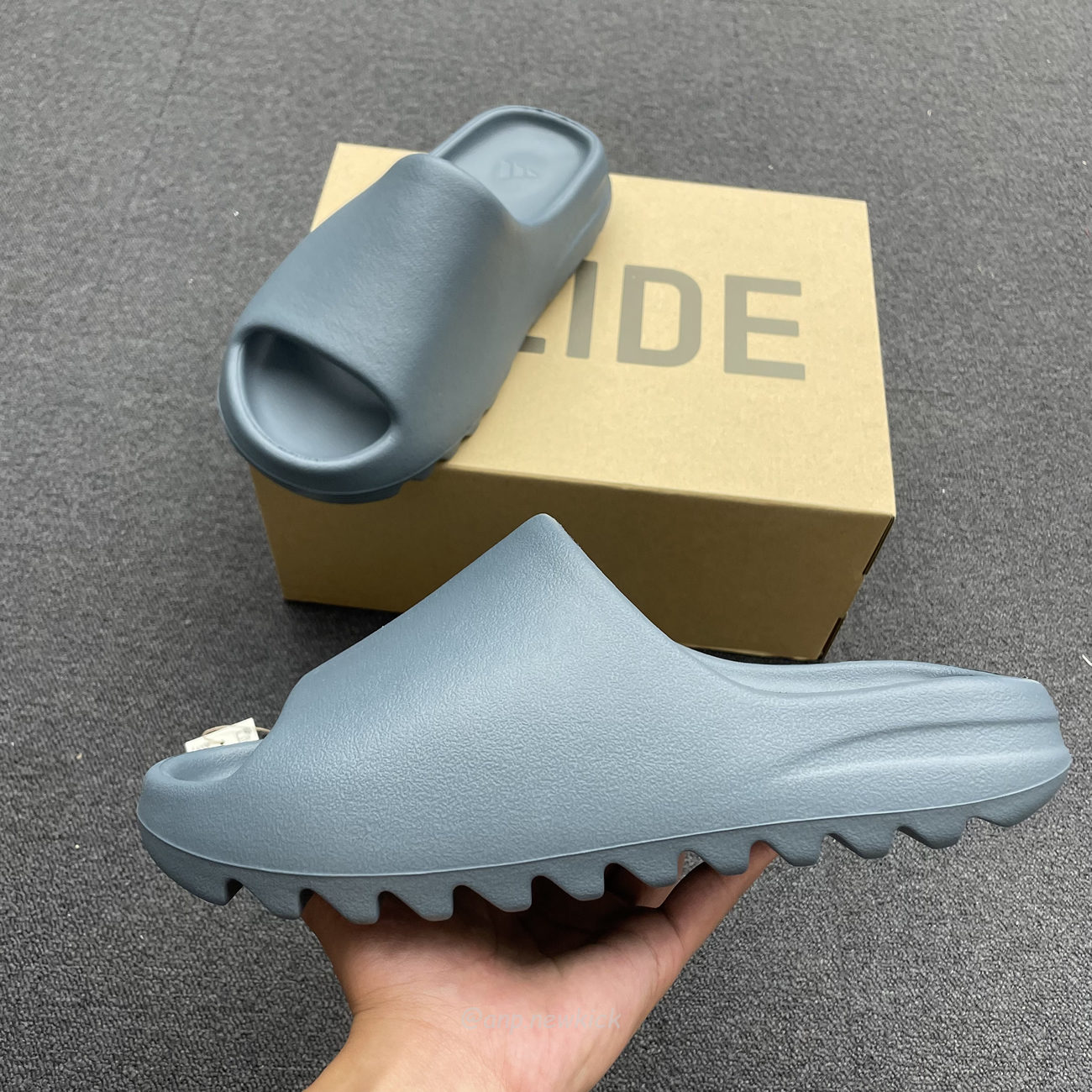 Adidas Yeezy Slide Slate Marine Id2349 (5) - newkick.org