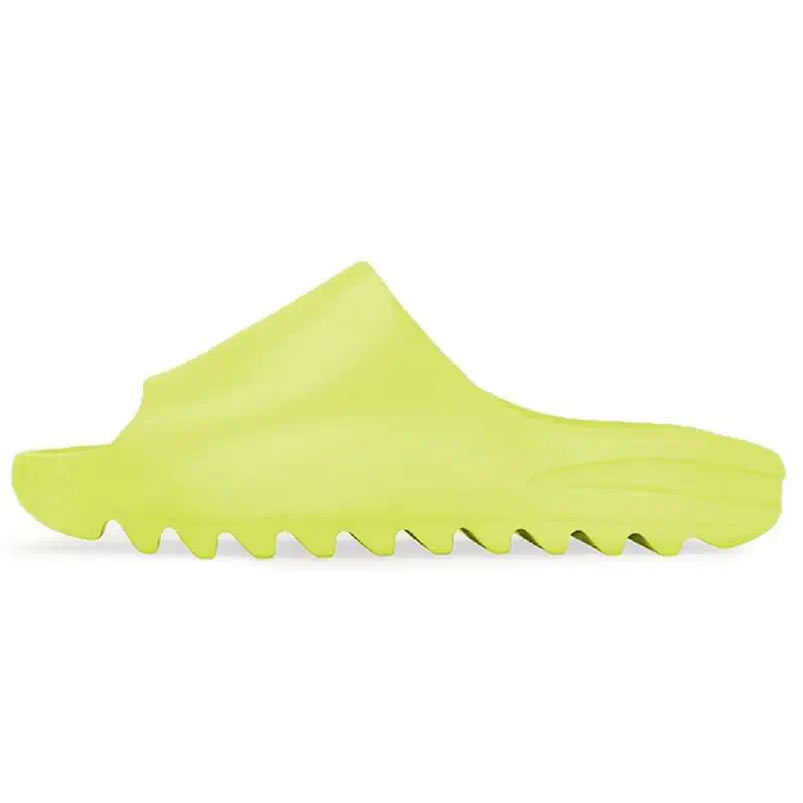 Adidas Yeezy Slider Glow Green 2022 Hq6447 (1) - newkick.org
