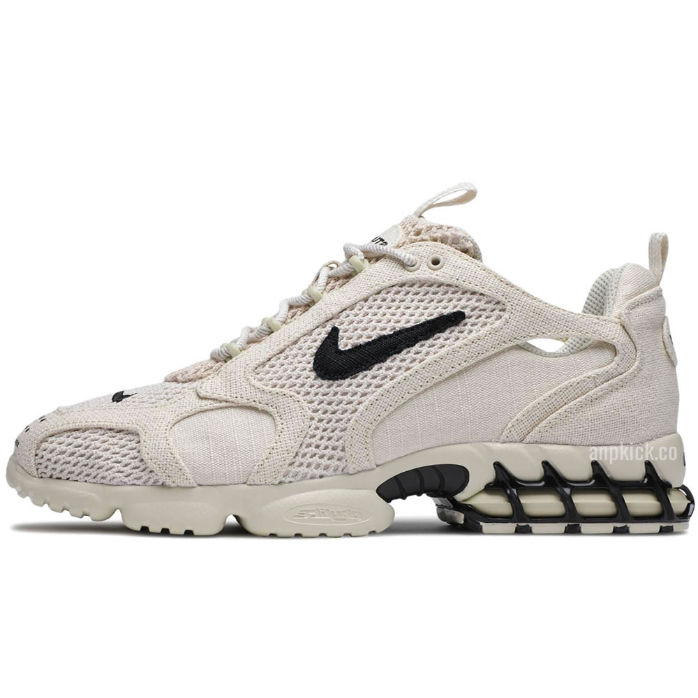 Stussy Nike Air Zoom Spiridon Caged 2 Fossil Cq5486 200 Release Date (1) - newkick.org