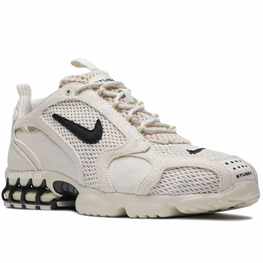 Stussy Nike Air Zoom Spiridon Caged 2 Fossil Cq5486 200 Release Date (3) - newkick.org