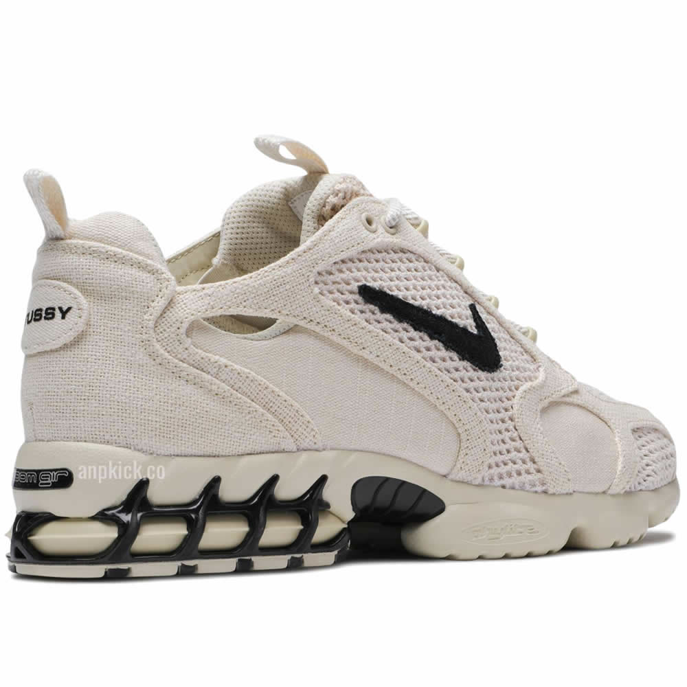 Stussy Nike Air Zoom Spiridon Caged 2 Fossil Cq5486 200 Release Date (4) - newkick.org