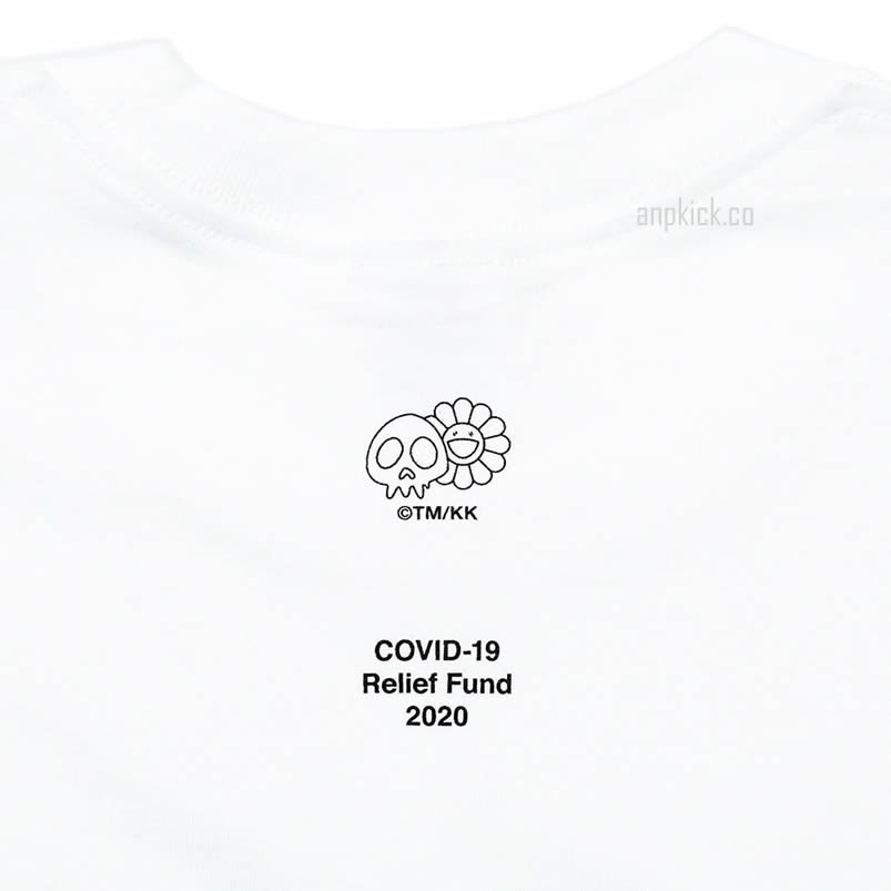 Supreme Covid 19 Relief Box Logo Tee T Shirt Takashi Murakami Kaikai Kiki Flower Skulls (2) - newkick.org