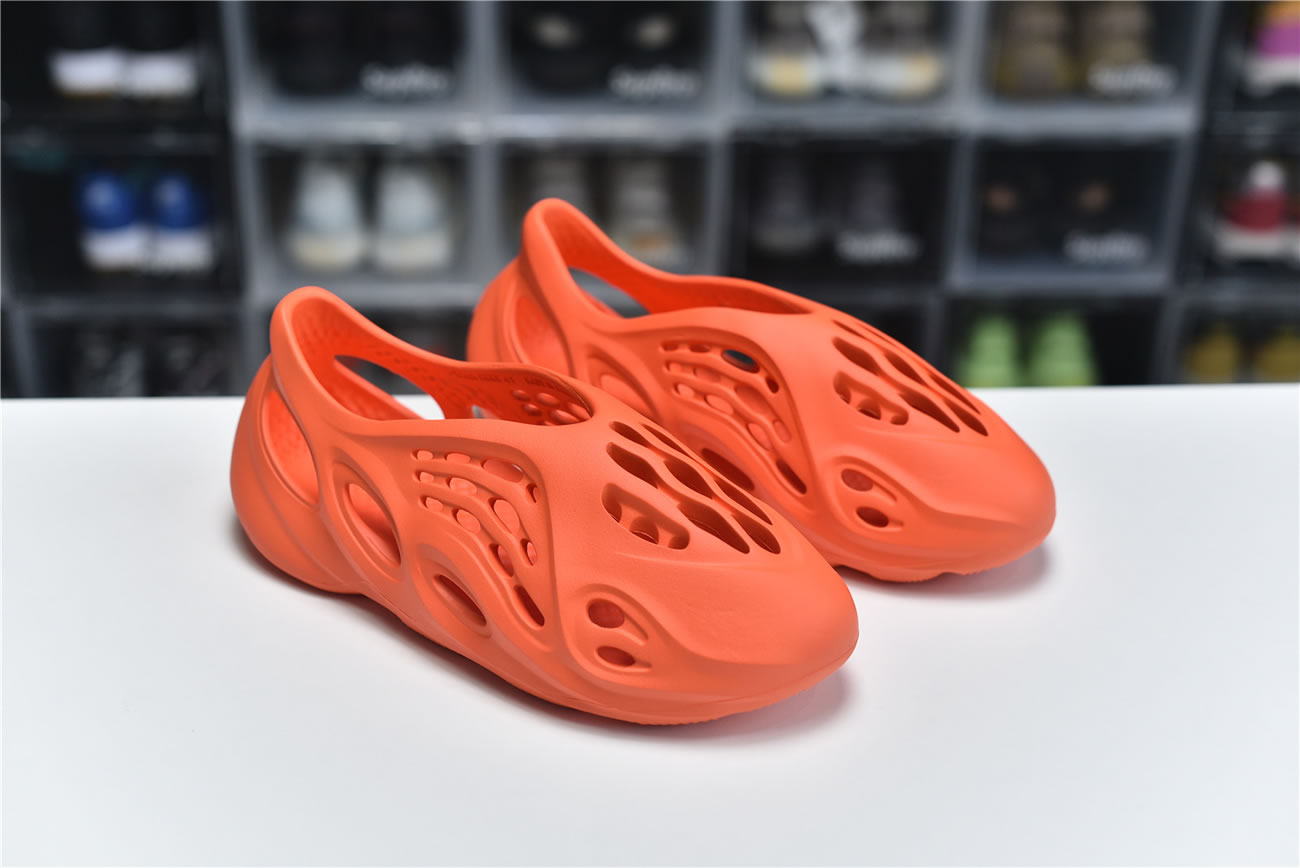 Adidas Yeezy Crocs Clog Foam Runner Colors Orange Red (2) - newkick.org