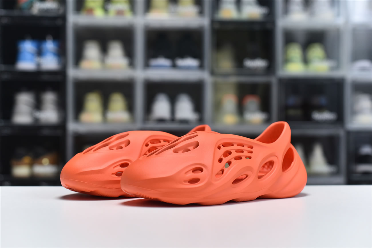 Adidas Yeezy Crocs Clog Foam Runner Colors Orange Red (3) - newkick.org