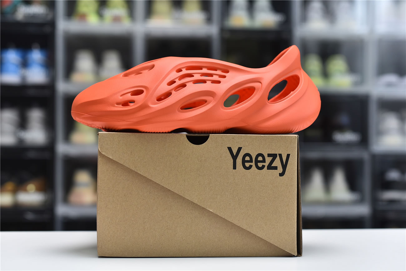 Adidas Yeezy Crocs Clog Foam Runner Colors Orange Red (7) - newkick.org
