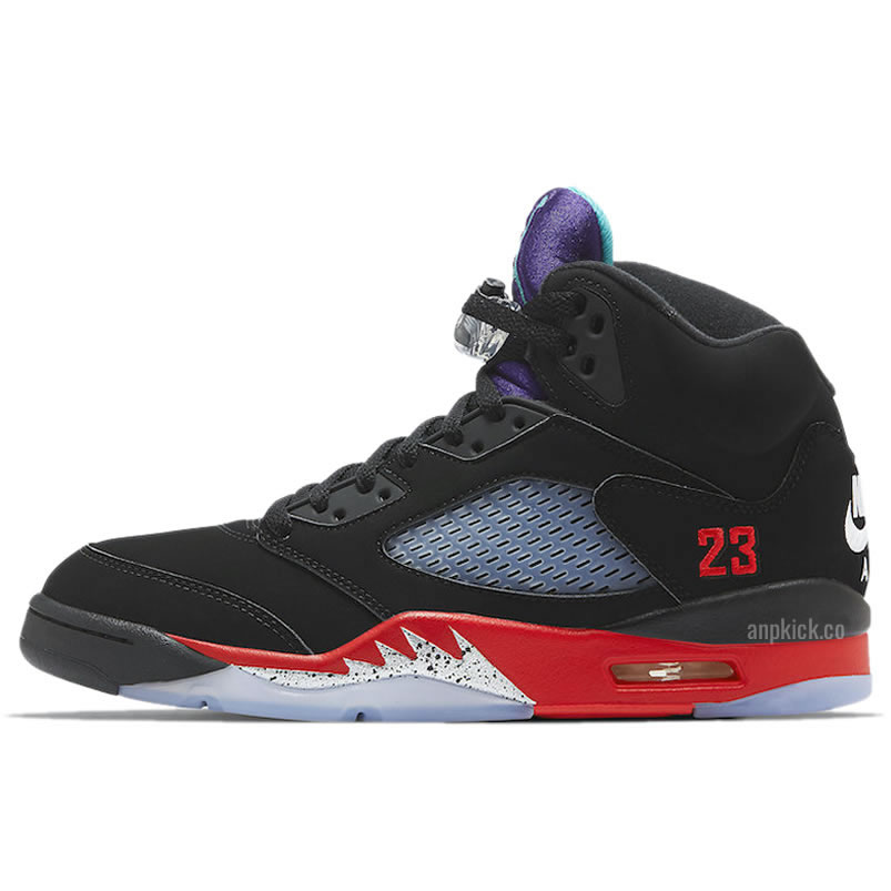 Air Jordan 5 Top 3 Black Fire Red New Release Date Cz1786 001 (1) - newkick.org