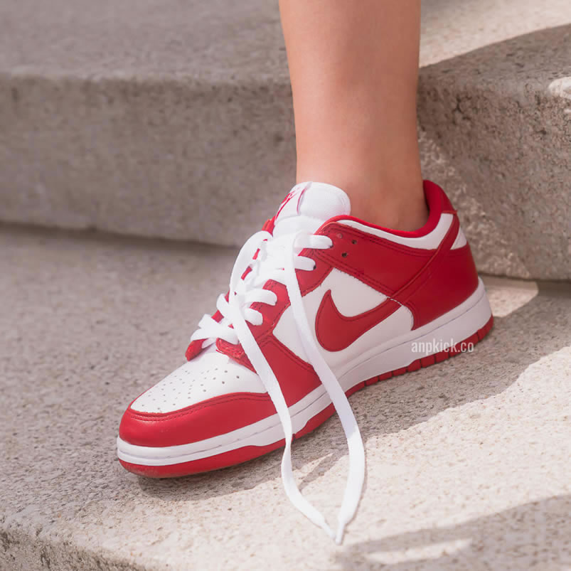 Nike Dunk Low Sp University Red On Feet 2020 Release Date Cu1727 100 (1) - newkick.org