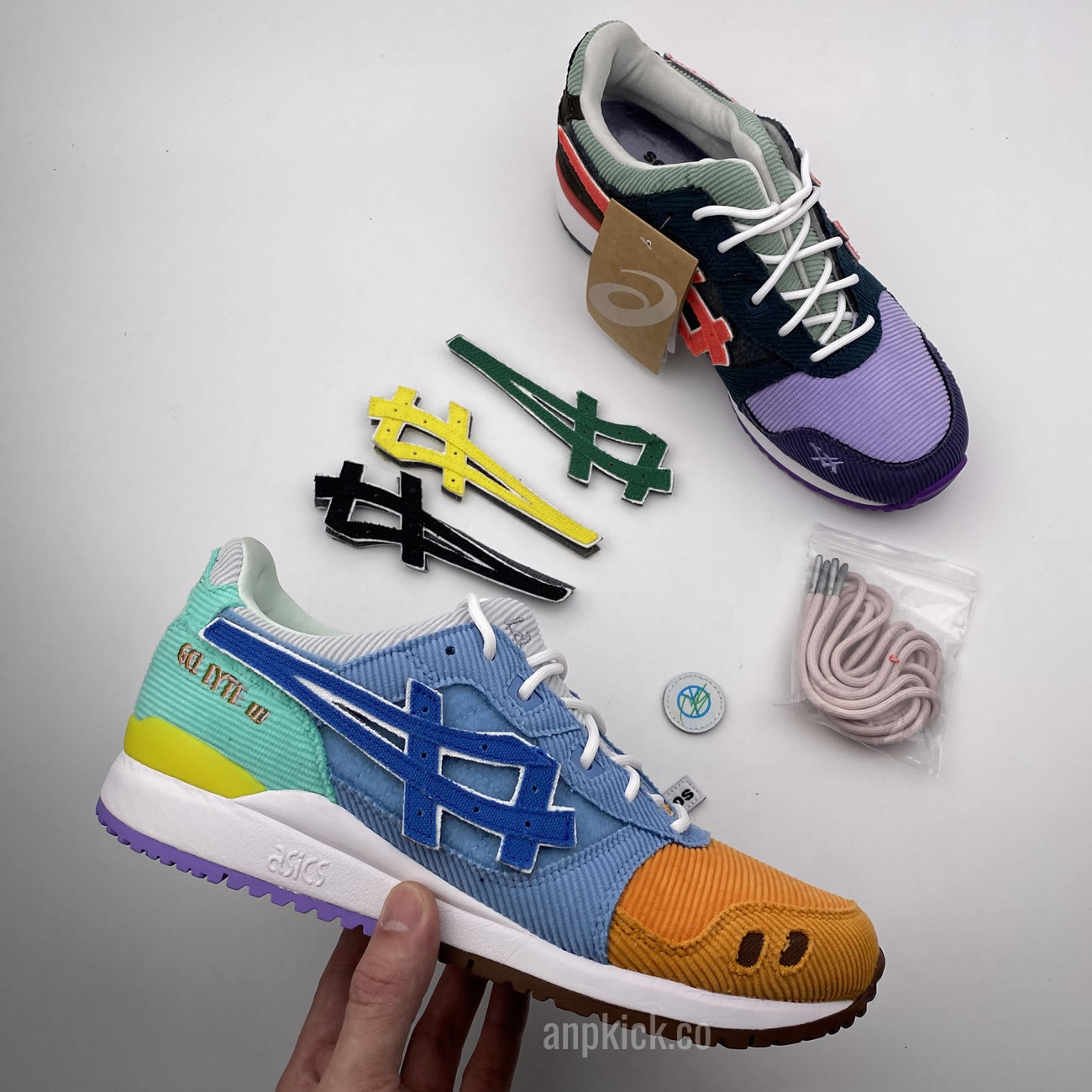 Sean Wotherspoon Atmos Asics Gel Lyte Og Shoes Multi 1203a019 000 (8) - newkick.org