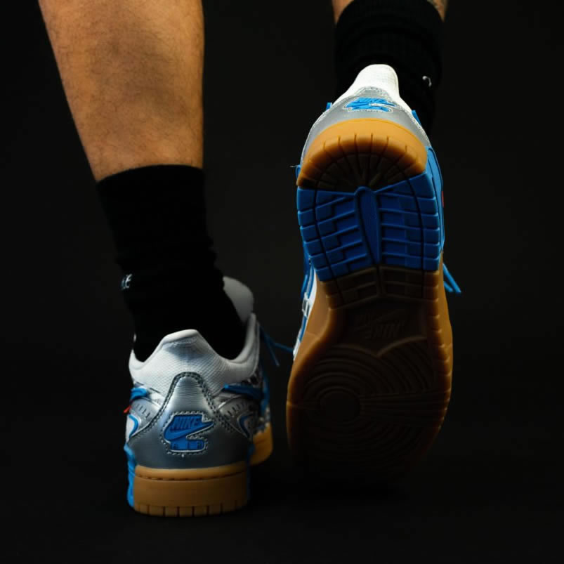 Off White Nike Air Rubber Dunk University Blue Release Date On Feet Cu6015 100 (5) - newkick.org