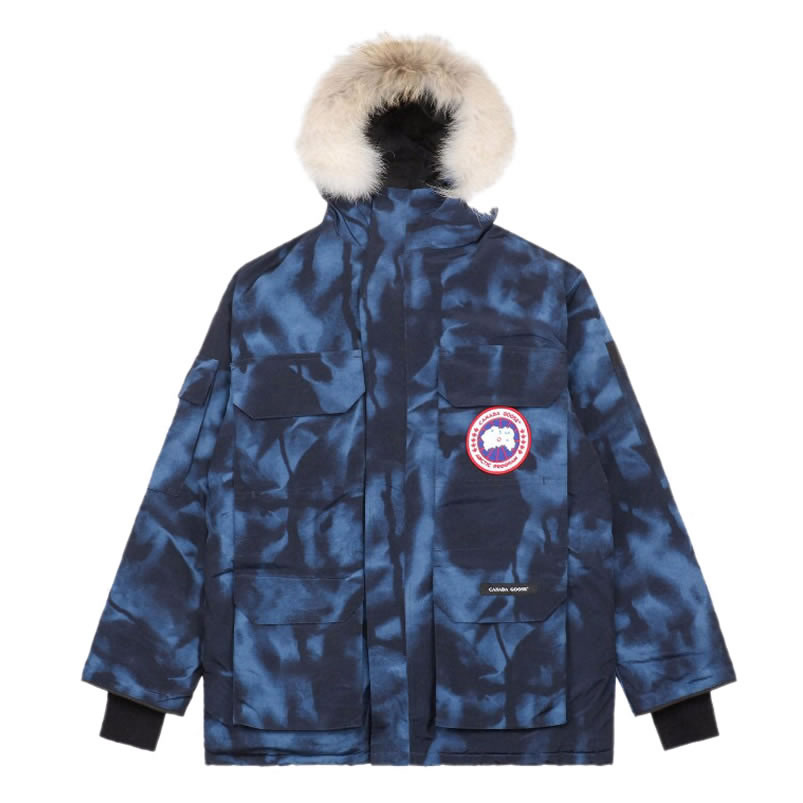 08 Canada Goose 19fw Expedition 4660ma Down Jacket Camouflage Blue (1) - newkick.org