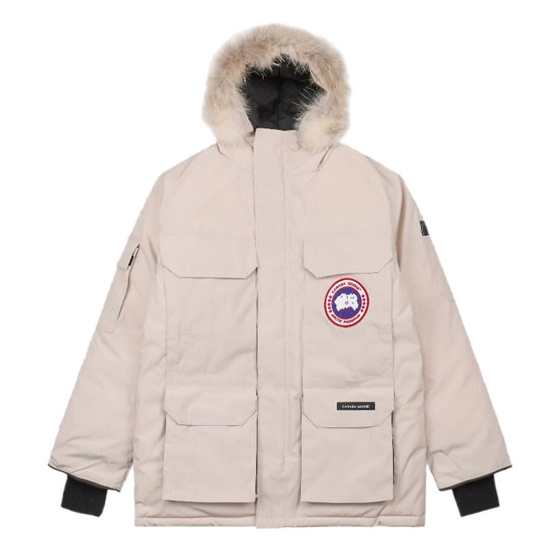 08 Canada Goose 19fw Expedition 4660ma Down Jacket Coat Cream White (1) - newkick.org