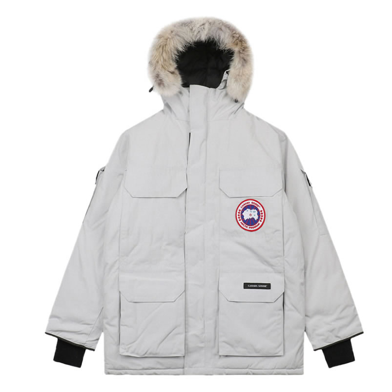 08 Canada Goose 19fw Expedition 4660ma Down Jacket Coat Silver White (1) - newkick.org