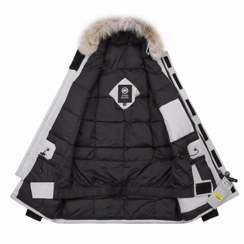 08 Canada Goose 19fw Expedition 4660ma Down Jacket Coat Silver White (3) - newkick.org