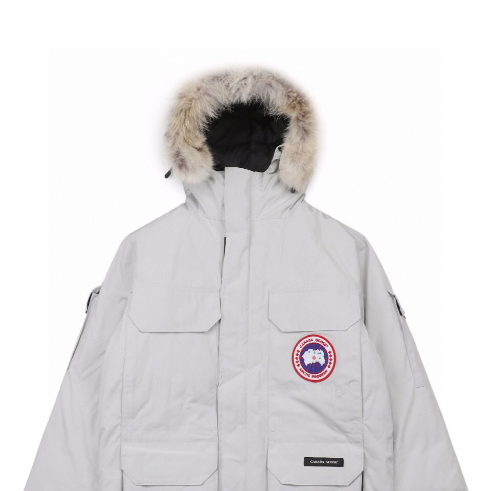 08 Canada Goose 19fw Expedition 4660ma Down Jacket Coat Silver White (4) - newkick.org