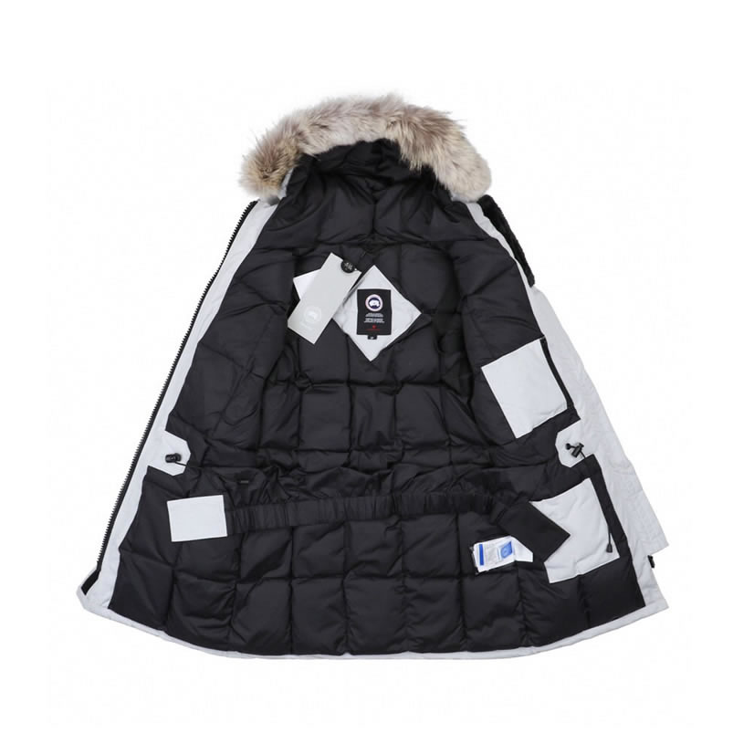 09 Canada Goose 19fw Expedition 4660la Down Jacket Coat Silver White (3) - newkick.org