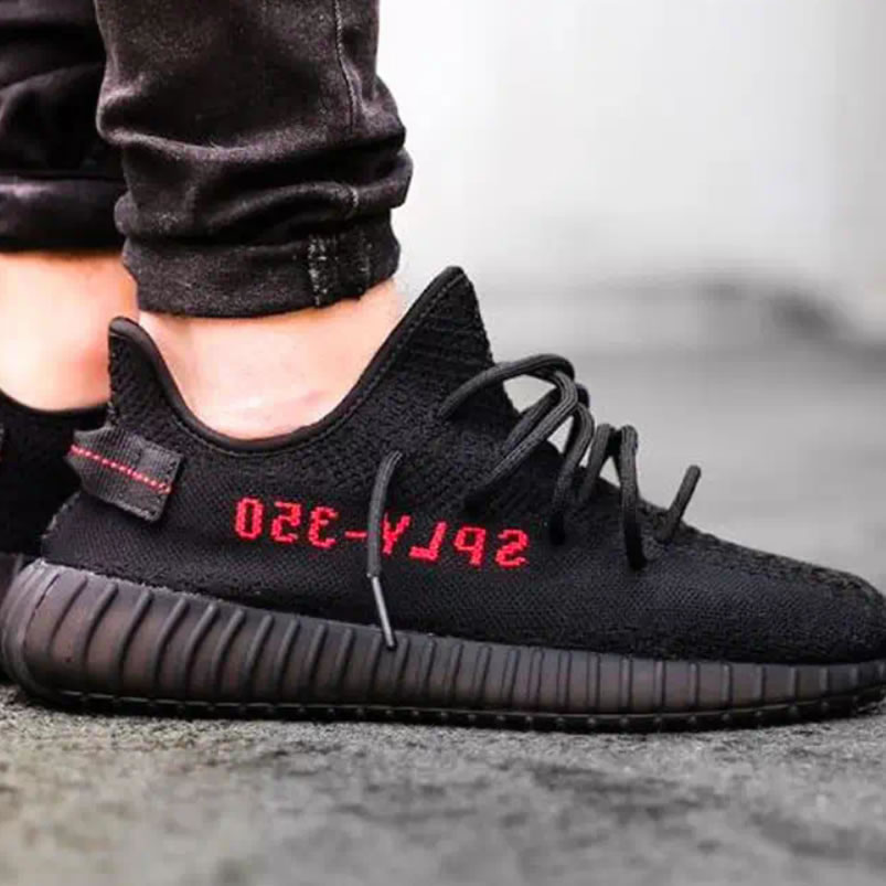 Yeezy Boost 350 V2 Bred Black Red 2020 On Feet Cp9652 (3) - newkick.org