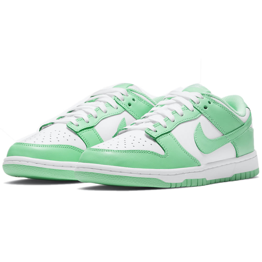 Nike Dunk Low Wmns Green Glow White Green Dd1503 105 (3) - newkick.org