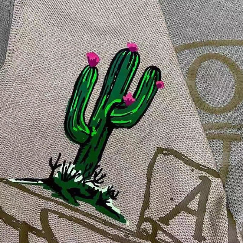 Travis Scott Cactus Jack Jordan T Shirt Khaki Desert (8) - newkick.org