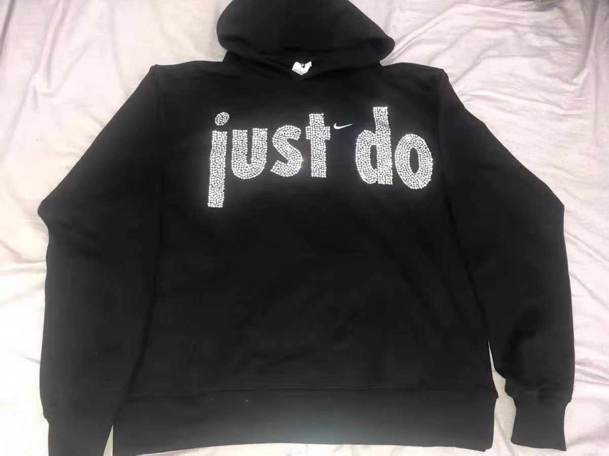 Nike Just Do It Hoodie Black (5) - newkick.org