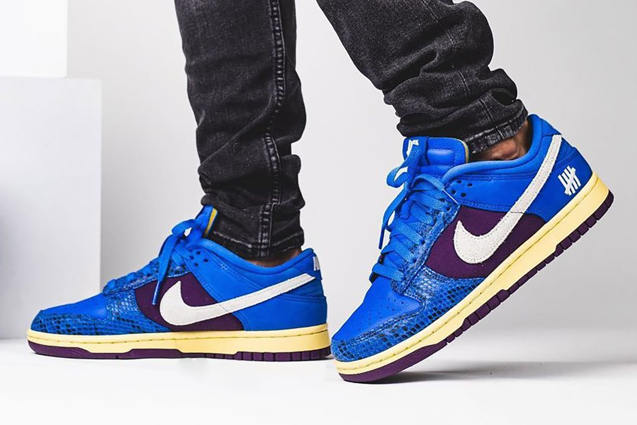Nike Dunk Low Undefeated 5 On It Dunk Vs Af1 Dh6508 400 On Feet (1) - newkick.org