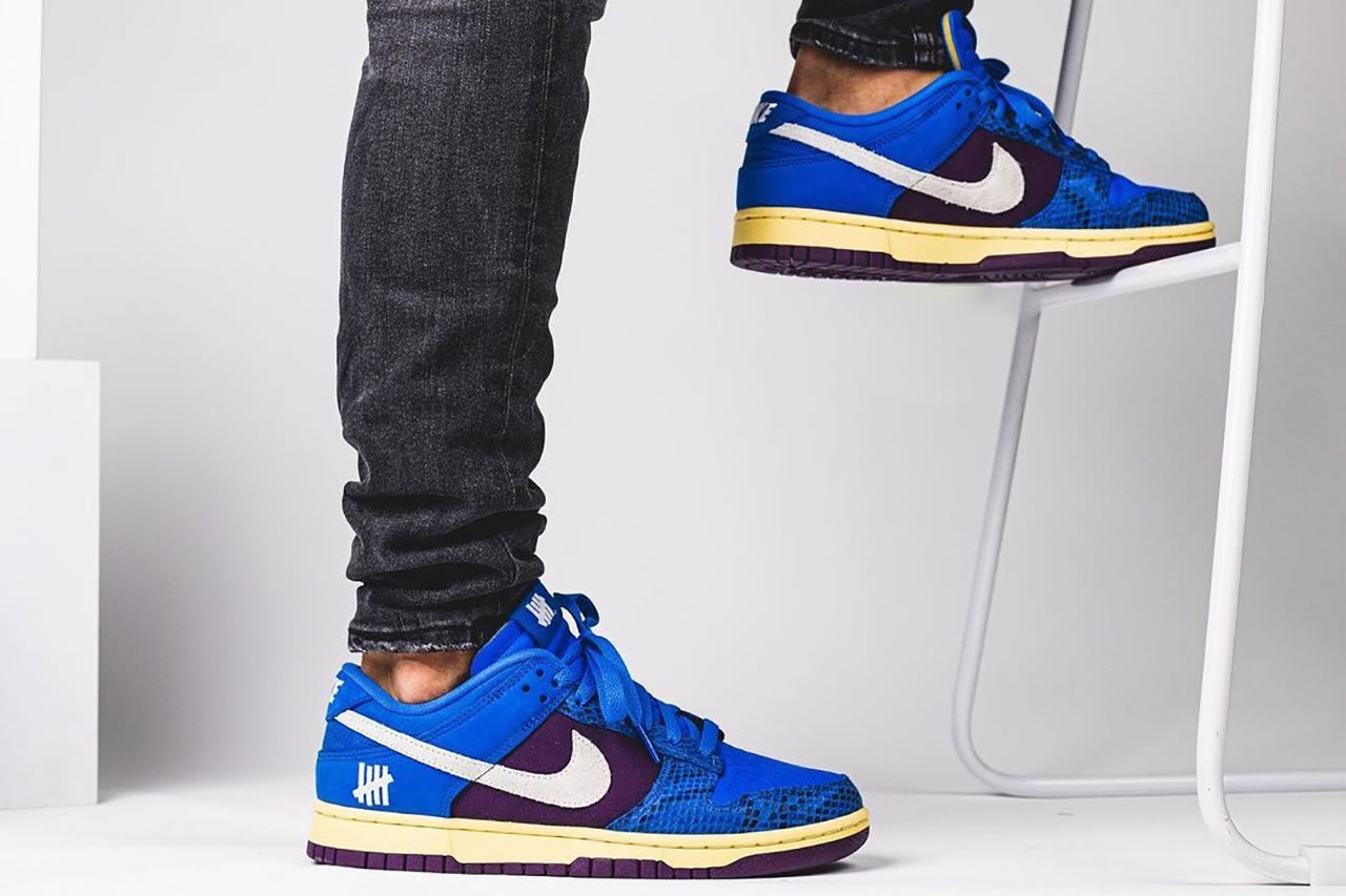 Nike Dunk Low Undefeated 5 On It Dunk Vs Af1 Dh6508 400 On Feet (5) - newkick.org
