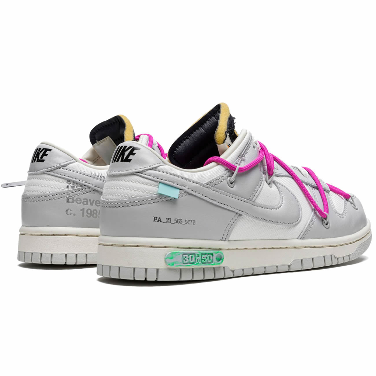 Off White Nike Sb Dunk Low Lot 30 Of 50 Sail Neutral Grey Pink Dm1602 122 (3) - newkick.org