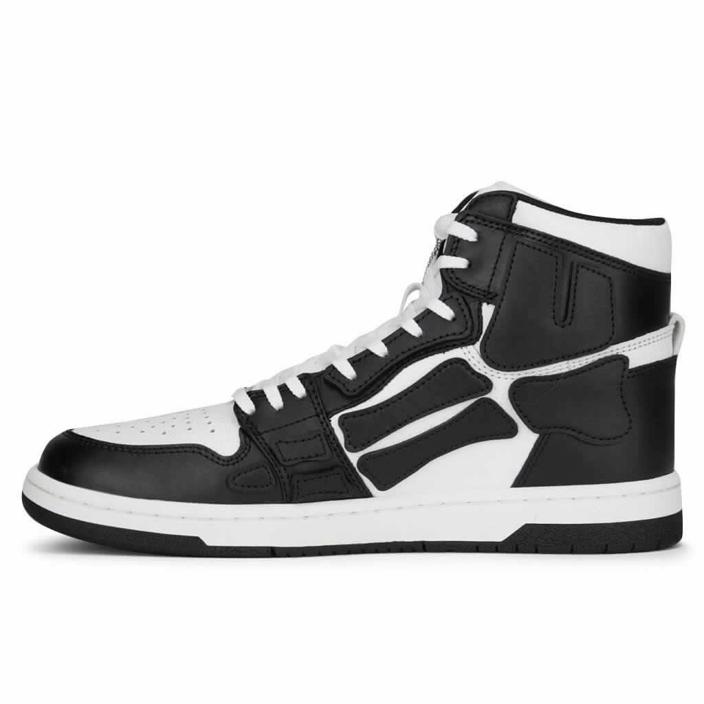 A M I R I Skel Top High Leather Sneakers Black White Mfs002 004 (1) - newkick.org