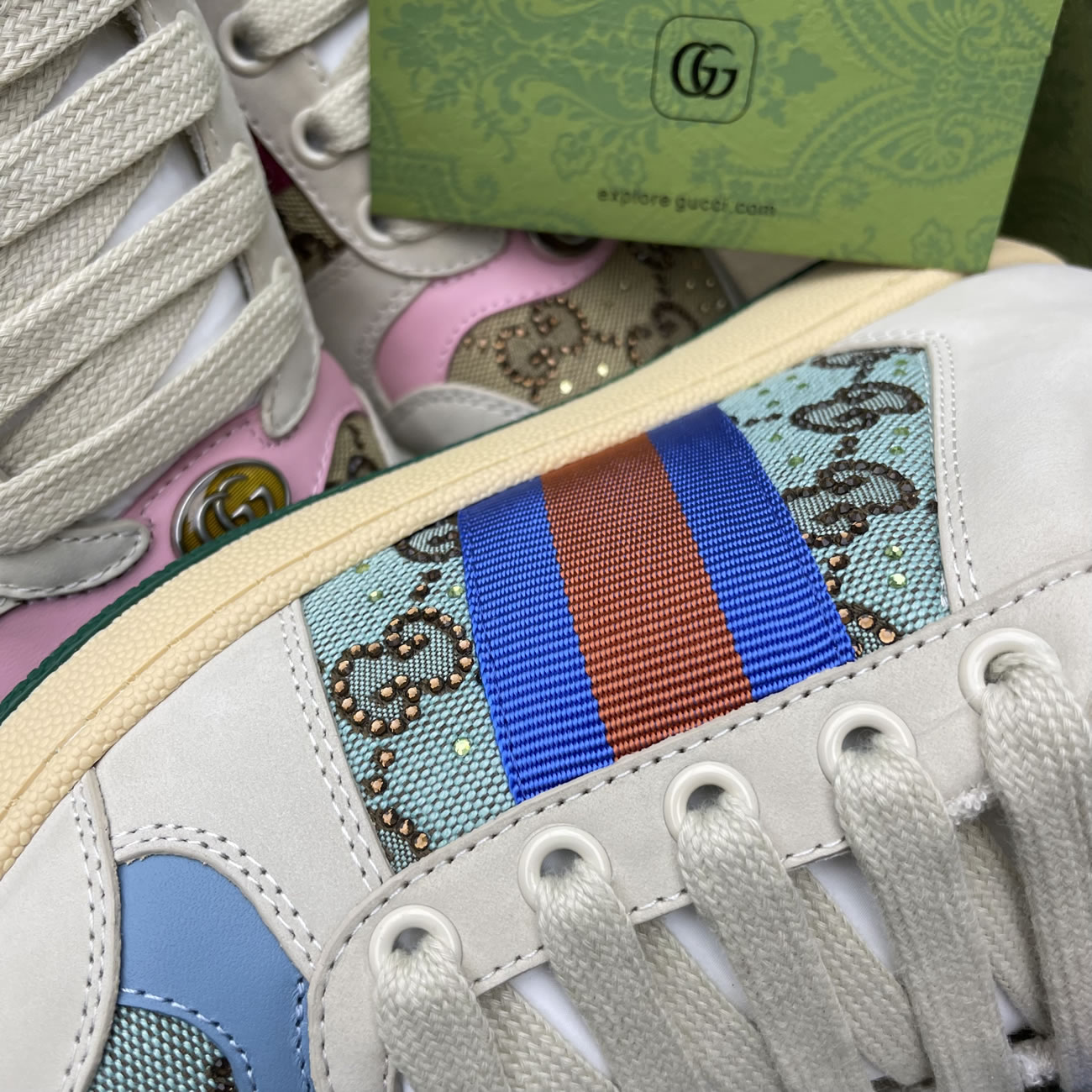 G U C C I Shoes Sneakers 4 Colors (9) - newkick.org