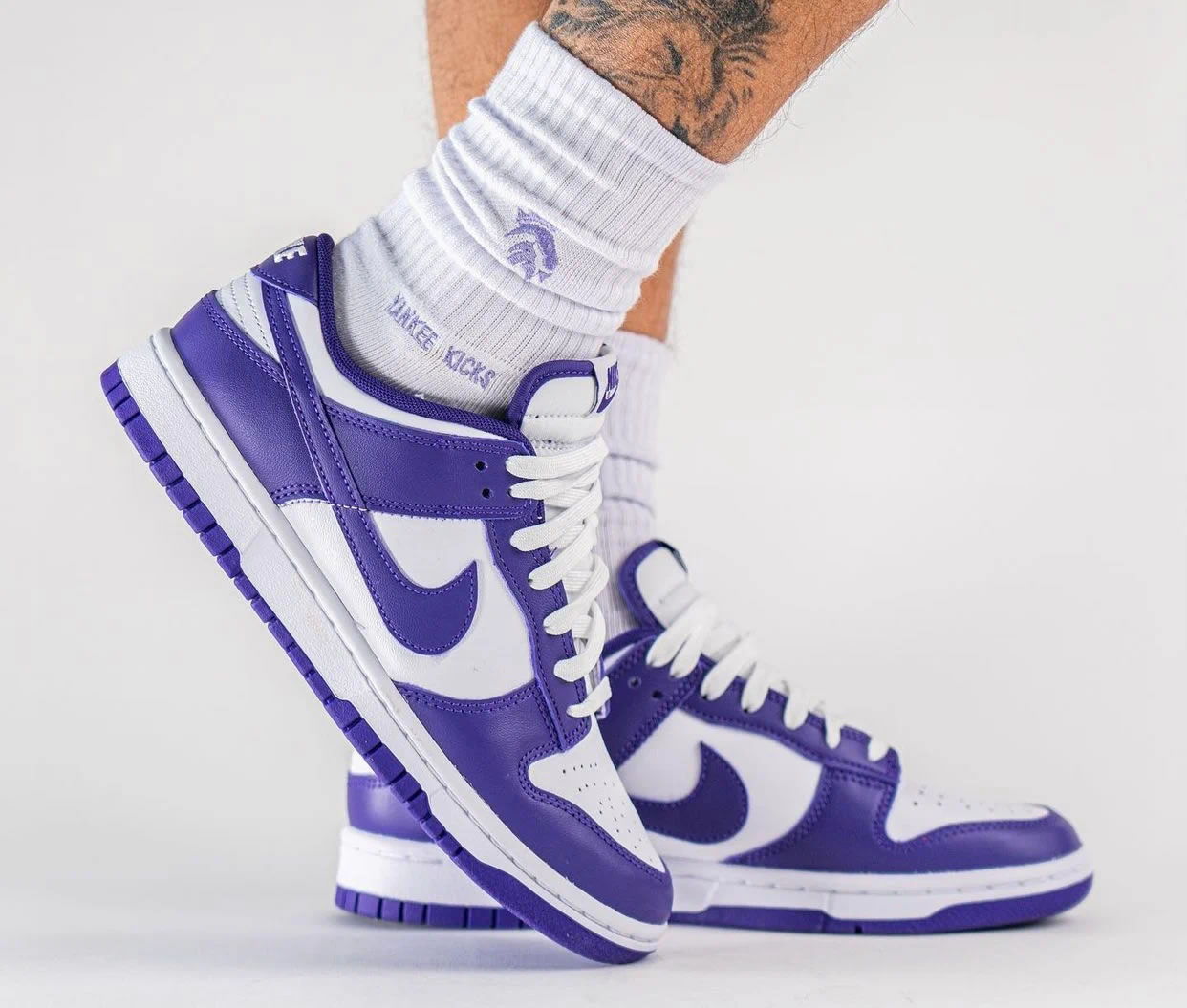 Nike Dunk Low Court Purple Dd1391 104 On Feet (1) - newkick.org