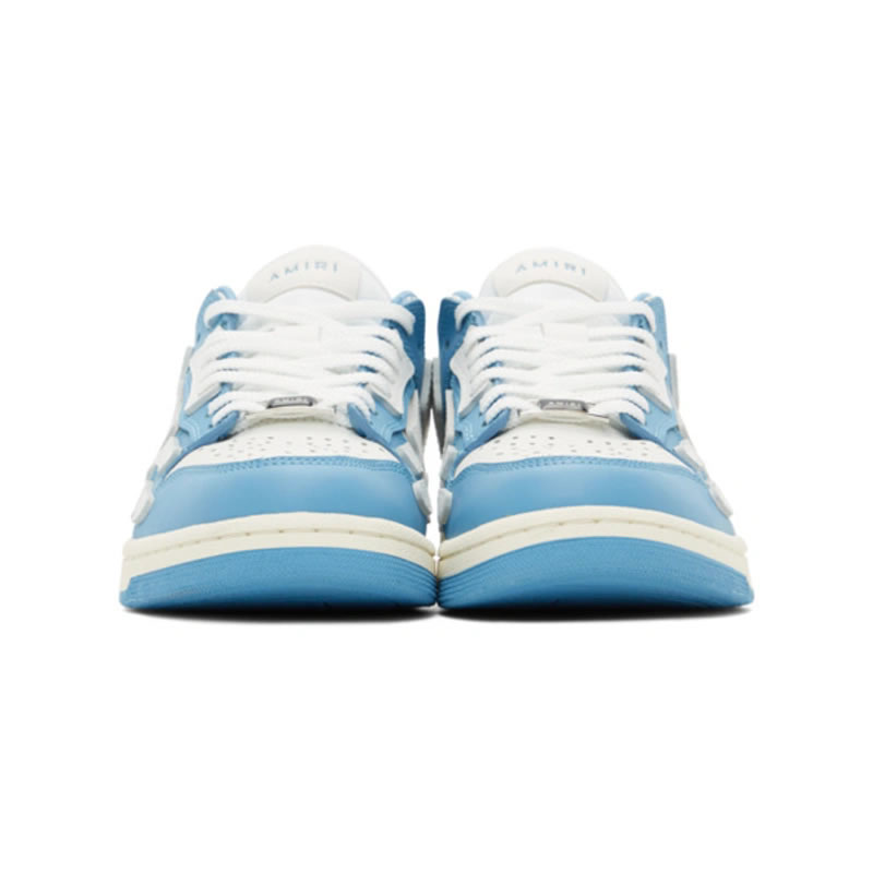 A M I R I Skel Top Low Leather Sneakers Blue Mfs003 462 (3) - newkick.org