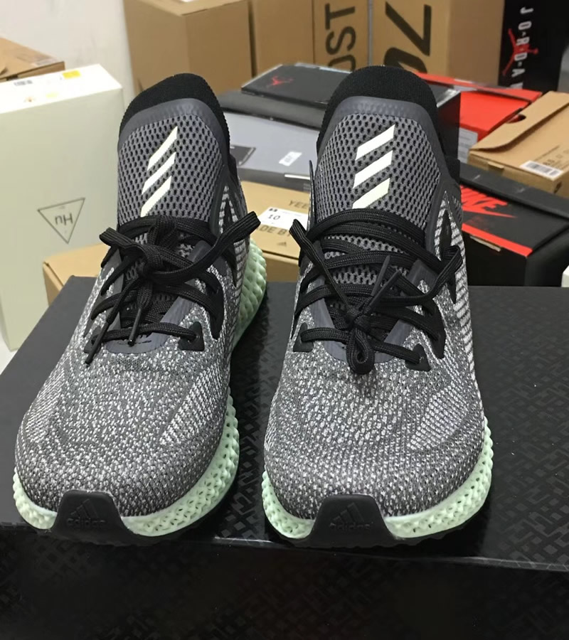 New Arrival Best Gray adidas Models Trainers Futurecraft Alphaedge 4D Running Shoes Detail Images 8