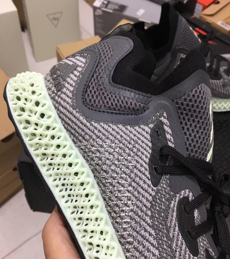New Arrival Best Gray adidas Models Trainers Futurecraft Alphaedge 4D Running Shoes Detail Images 6