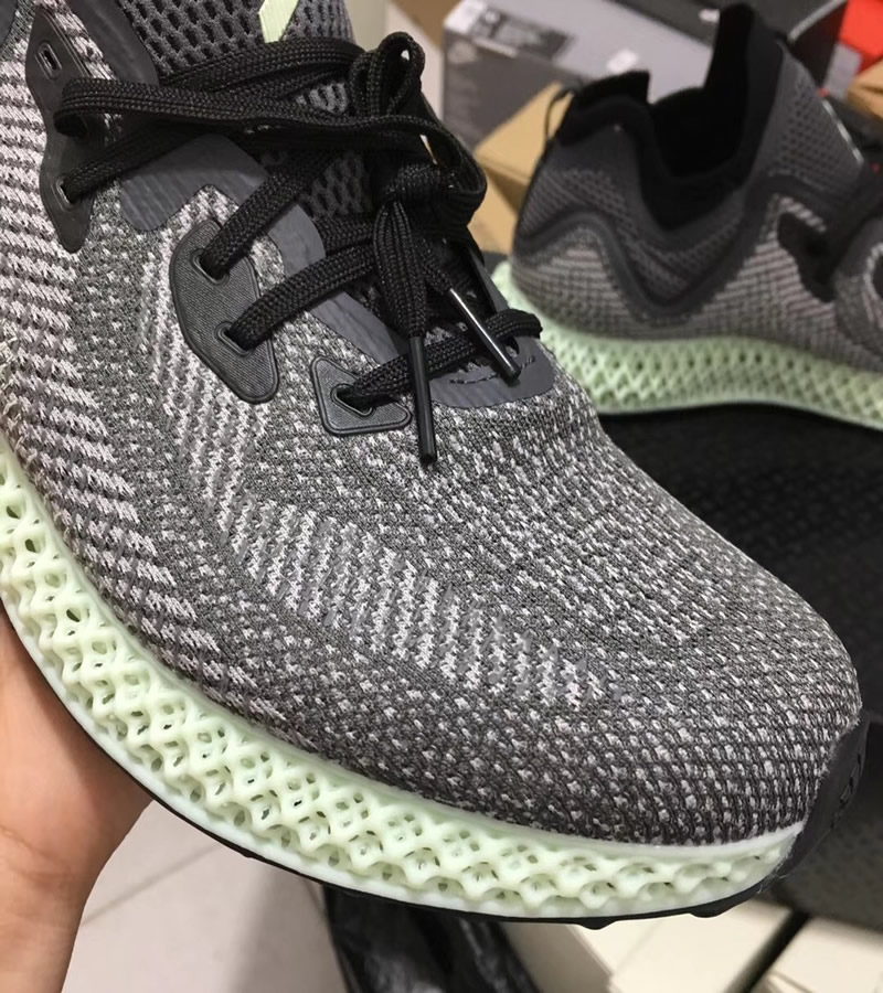 New Arrival Best Gray adidas Models Trainers Futurecraft Alphaedge 4D Running Shoes Detail Images 4