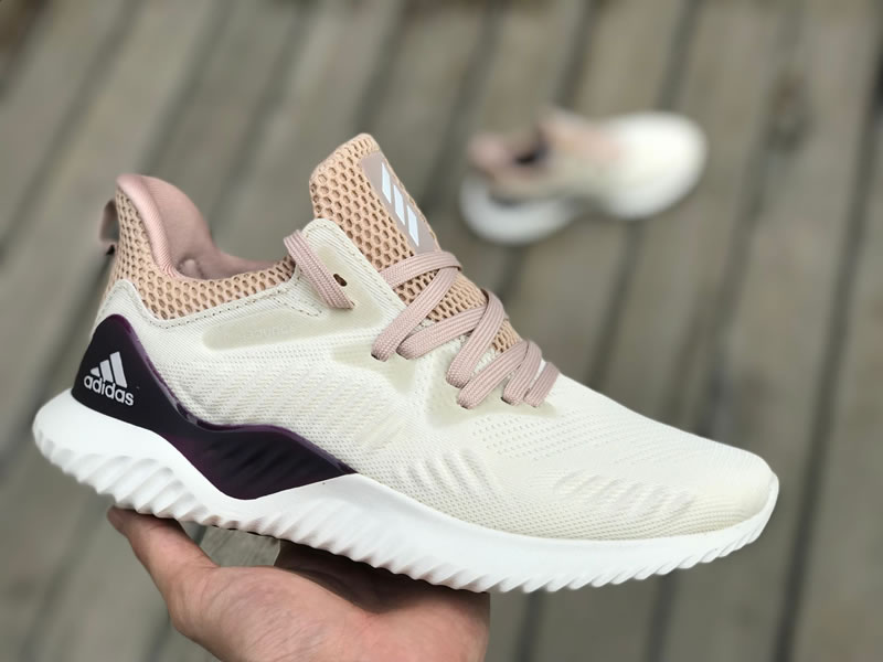Adidas Alphabounce Womens Shoes Beyond Ecru Tint Ash Pearl DB0206 In-Hand