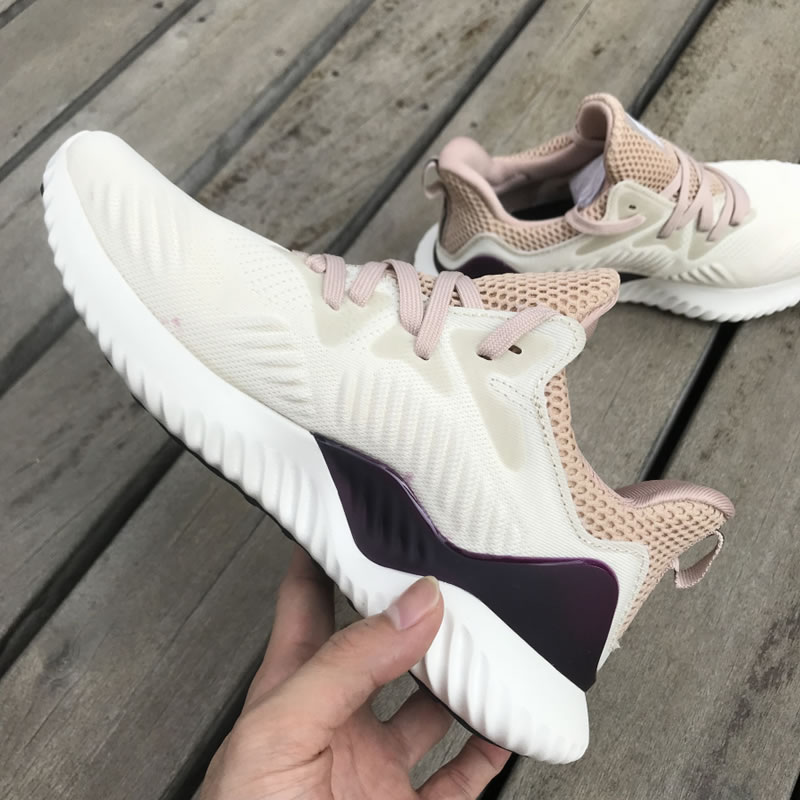Adidas Alphabounce Womens Shoes Beyond Ecru Tint Ash Pearl DB0206 In-Hand