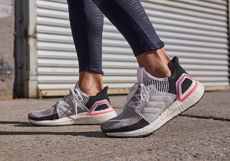 Adidas Ultra Boost 19 Colorways On Feet Active Red Cloud White B37703 (6) - newkick.org