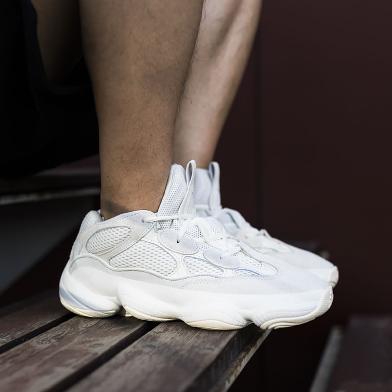 Adidas Yeezy 500 Bone White On Feet Outfit Fv3573 Release Date (5) - newkick.org