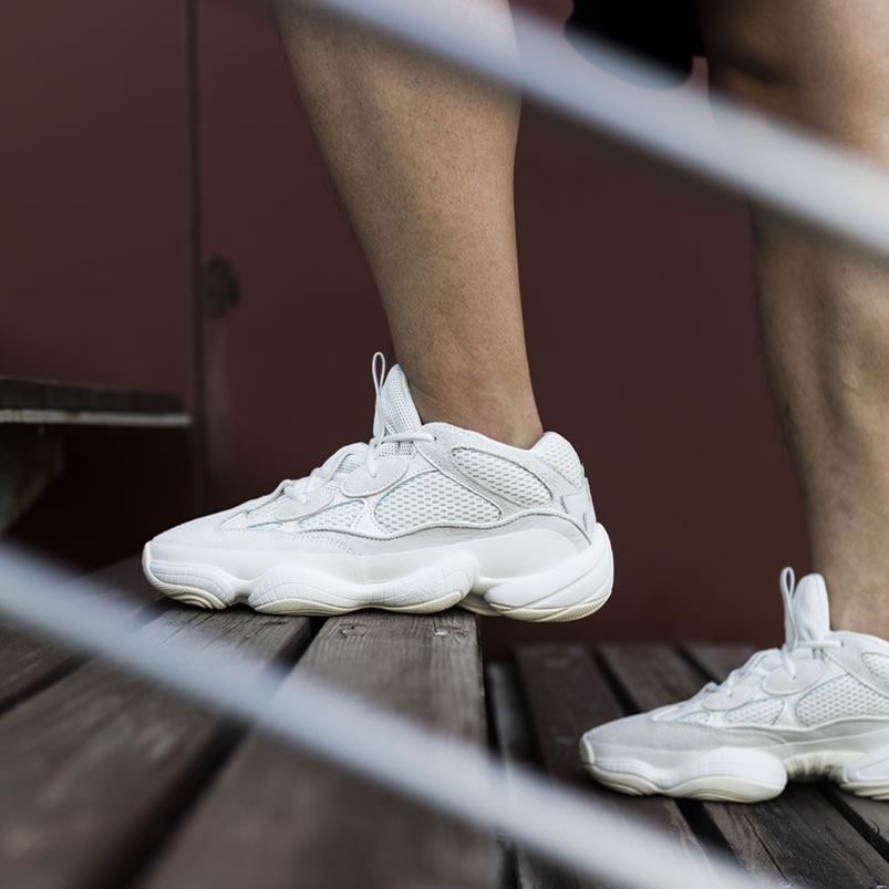 Adidas Yeezy 500 Bone White On Feet Outfit Fv3573 Release Date (6) - newkick.org