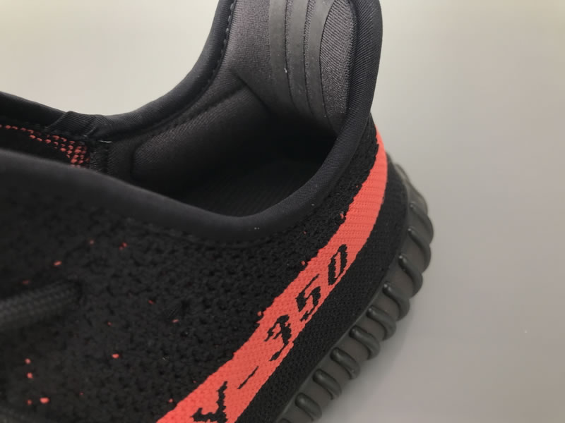 Adidas Yeezy Boost 350 V2 'Black/Red Striped' BY9612