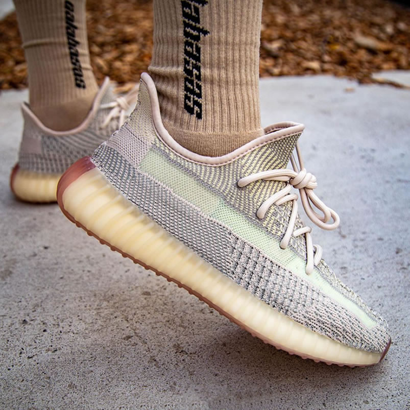 Adidas Yeezy Boost 350 V2 Citrin Reflective On Feet Release Date Fw5318 (1) - newkick.org
