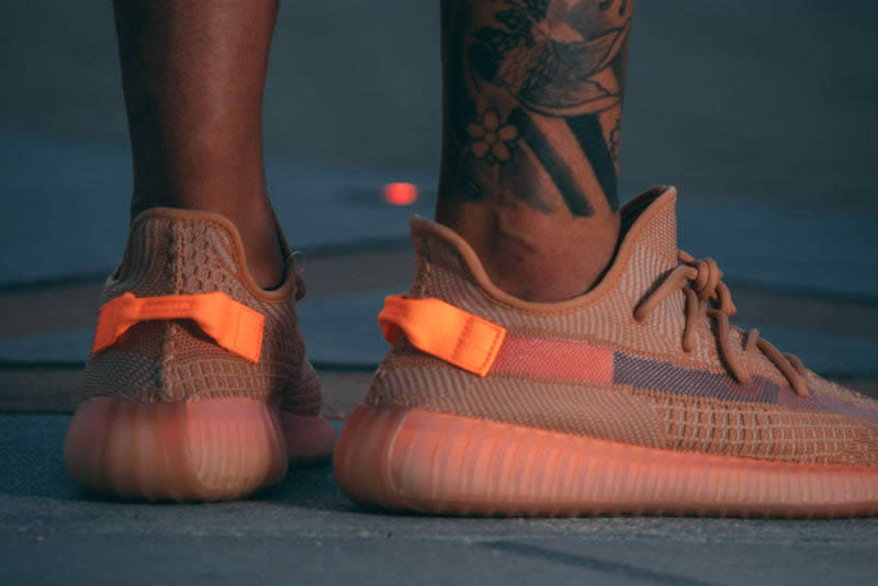 Adidas Yeezy Boost 350 V2 Clay 2019 For Sale On Feet Release Date Eg7490 (2) - newkick.org