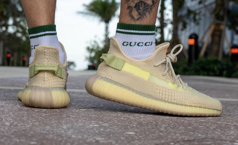 Adidas Yeezy Boost 350 V2 Flax On Feet Fx9028 New Release Date (10) - newkick.org