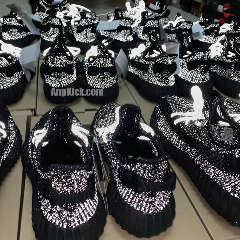 Adidas Yeezy Boost 350 V2 Static Refective Black Venom Ef2367 Wholesale (6) - newkick.org
