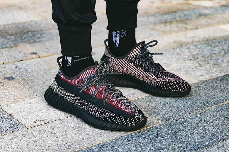 Adidas Yeezy Boost 350 V2 Yecheil Reflective Fx4145 On Feet Release Date For Sale (2) - newkick.org