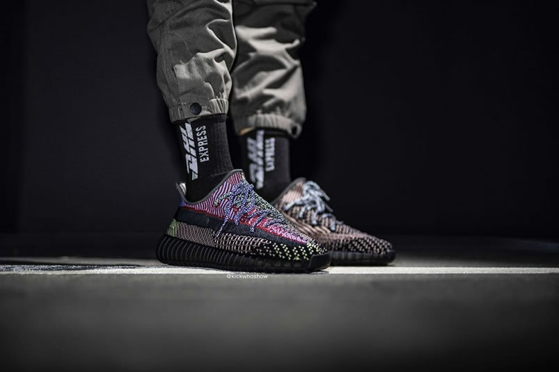 Adidas Yeezy Boost 350 V2 Yecheil Reflective Fx4145 On Feet Release Date For Sale (9) - newkick.org