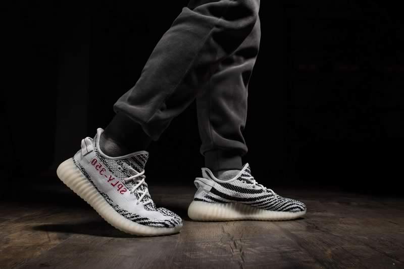 Adidas Yeezy Boost 350 V2 Zebra Cp9654 On Feet Outfit 2018 Release Date (4) - newkick.org