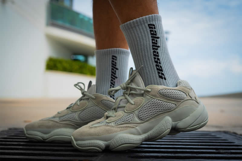 adidas yeezy 500 salt grey on feet release date 2018 outfit ee7287